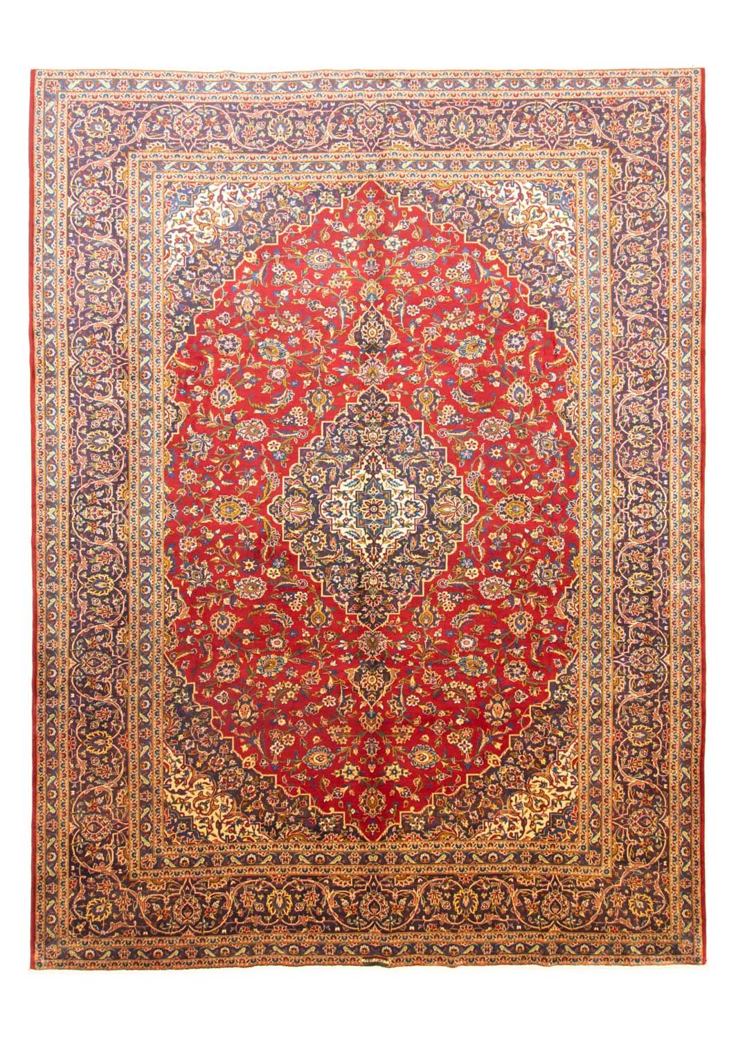 Tapis persan - Keshan - 400 x 295 cm - rouge