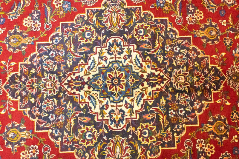 Tapis persan - Keshan - 400 x 295 cm - rouge