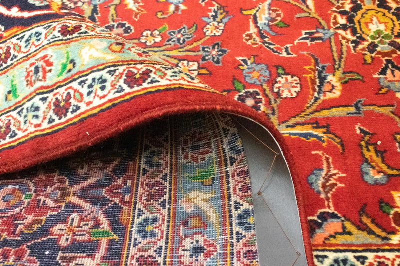 Tapis persan - Keshan - 398 x 298 cm - rouge