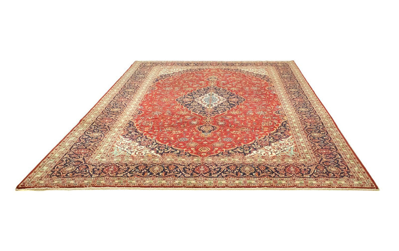Tapis persan - Keshan - 398 x 298 cm - rouge