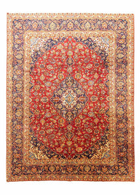 Tapis persan - Keshan - 402 x 297 cm - rouge