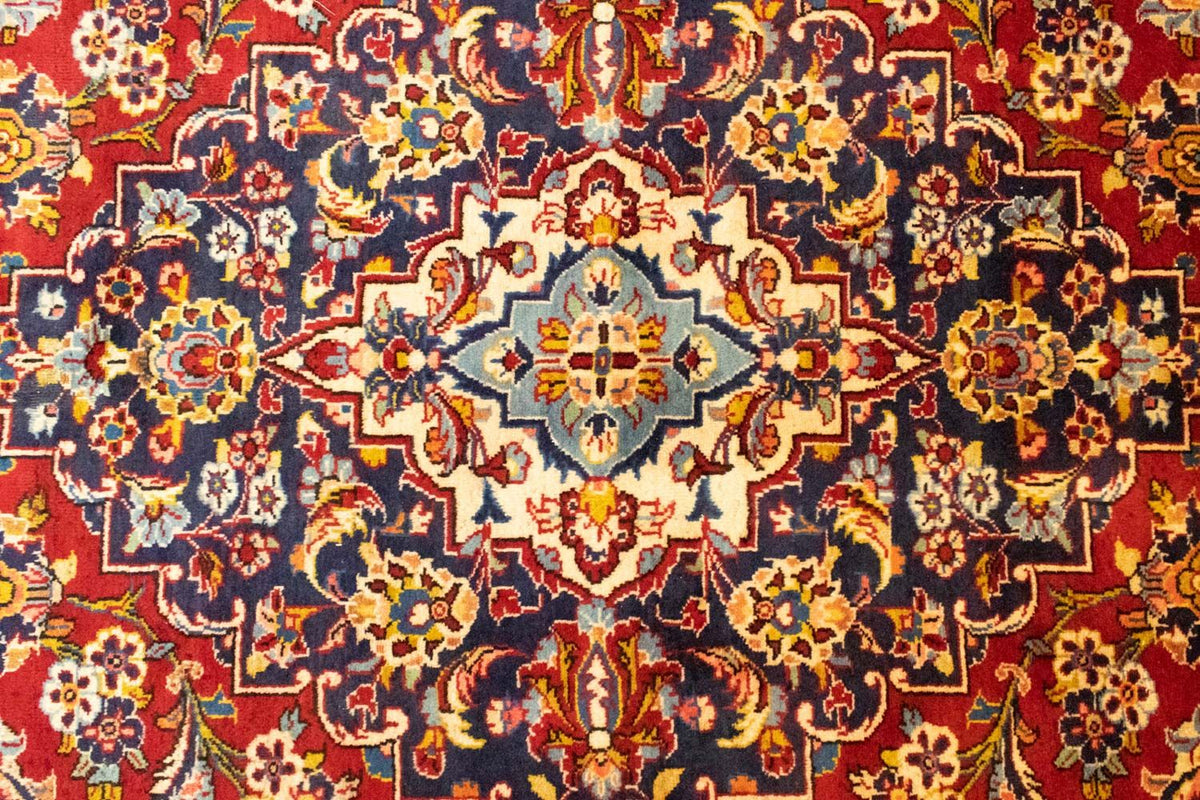 Tapis persan - Keshan - 402 x 297 cm - rouge