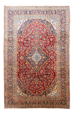 Tapis persan - Keshan - 383 x 246 cm - rouge