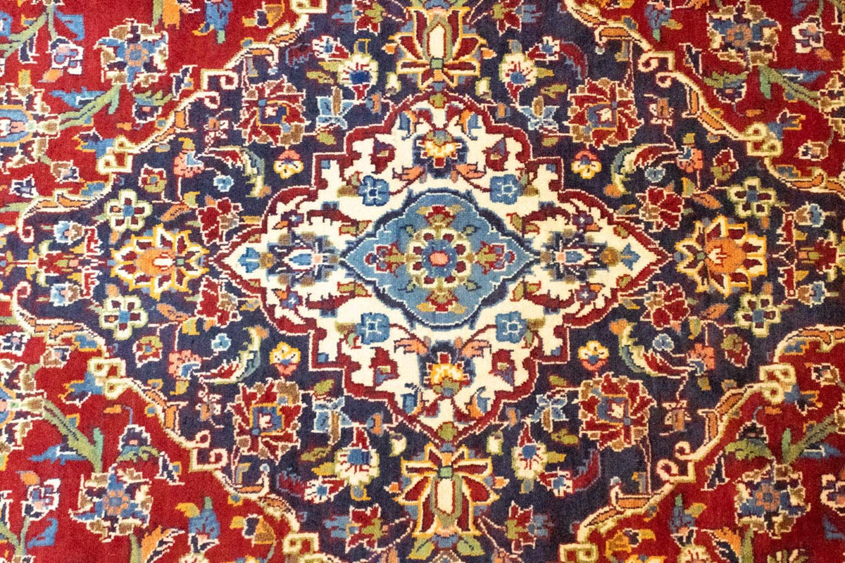 Tapis persan - Keshan - 383 x 246 cm - rouge