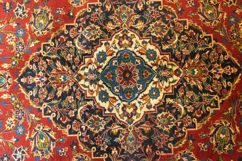 Tapis persan - Keshan - 410 x 310 cm - rouge