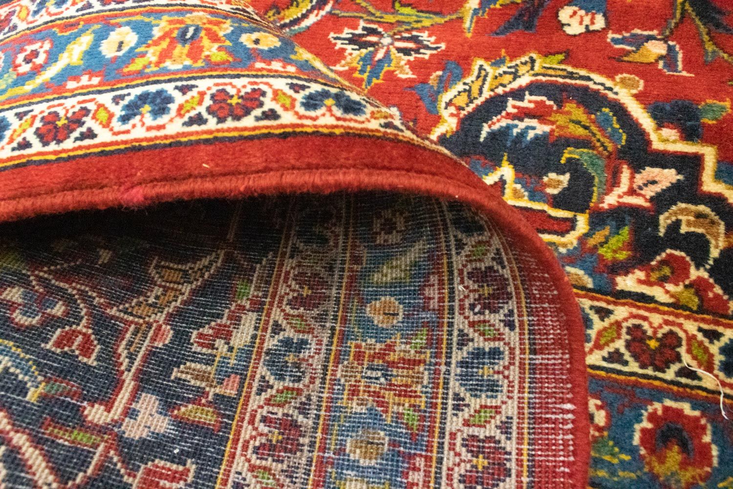 Tapis persan - Keshan - 410 x 310 cm - rouge