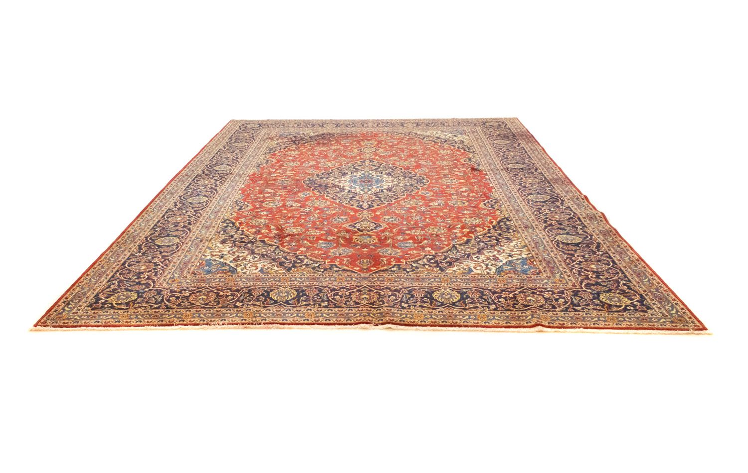 Tapis persan - Keshan - 410 x 310 cm - rouge