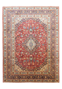 Tapis persan - Keshan - 384 x 280 cm - rouge