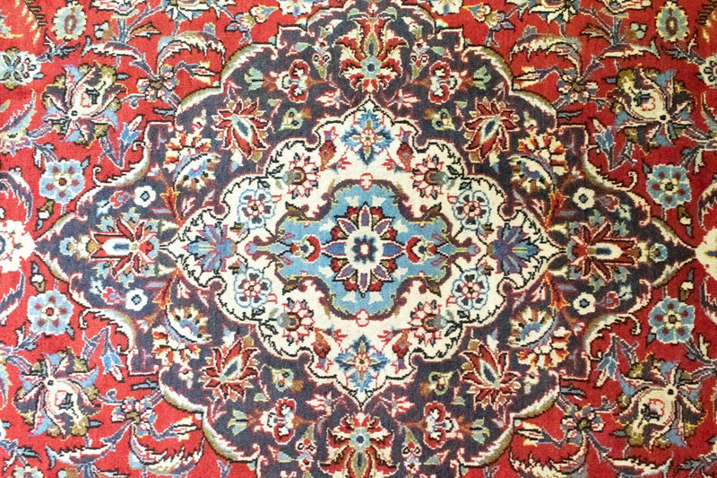 Tapis persan - Keshan - 384 x 280 cm - rouge