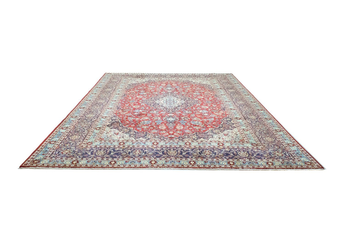Tapis persan - Keshan - 384 x 280 cm - rouge