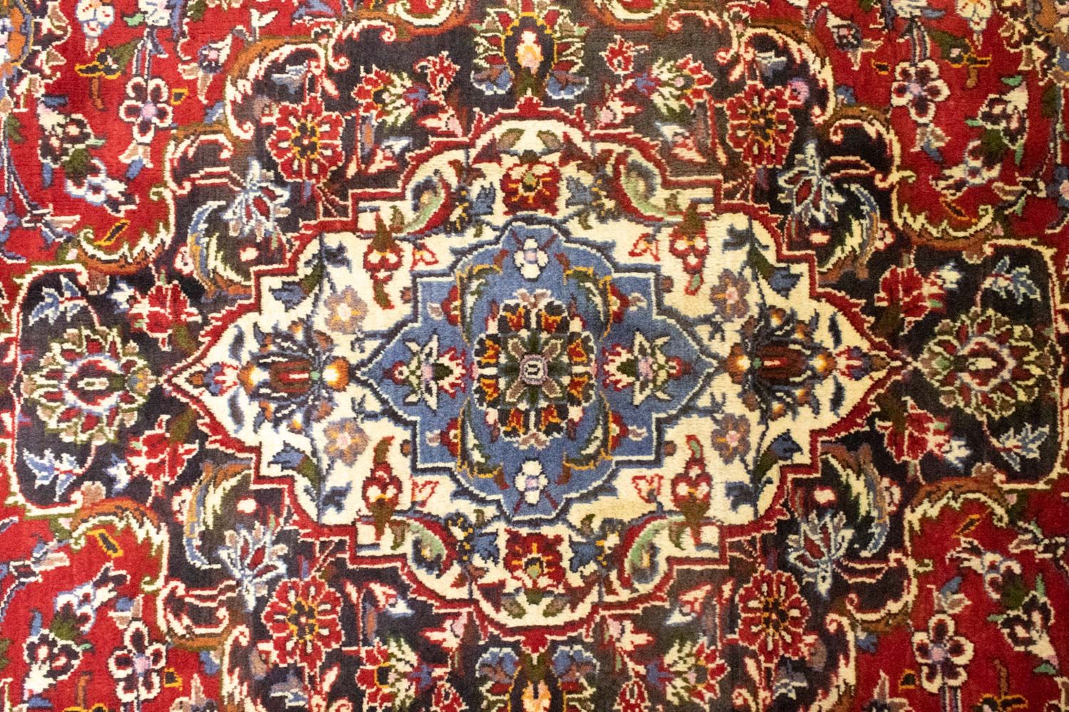Tapis persan - Keshan - 420 x 291 cm - rouge