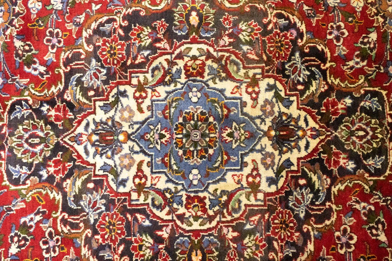 Tapis persan - Keshan - 420 x 291 cm - rouge