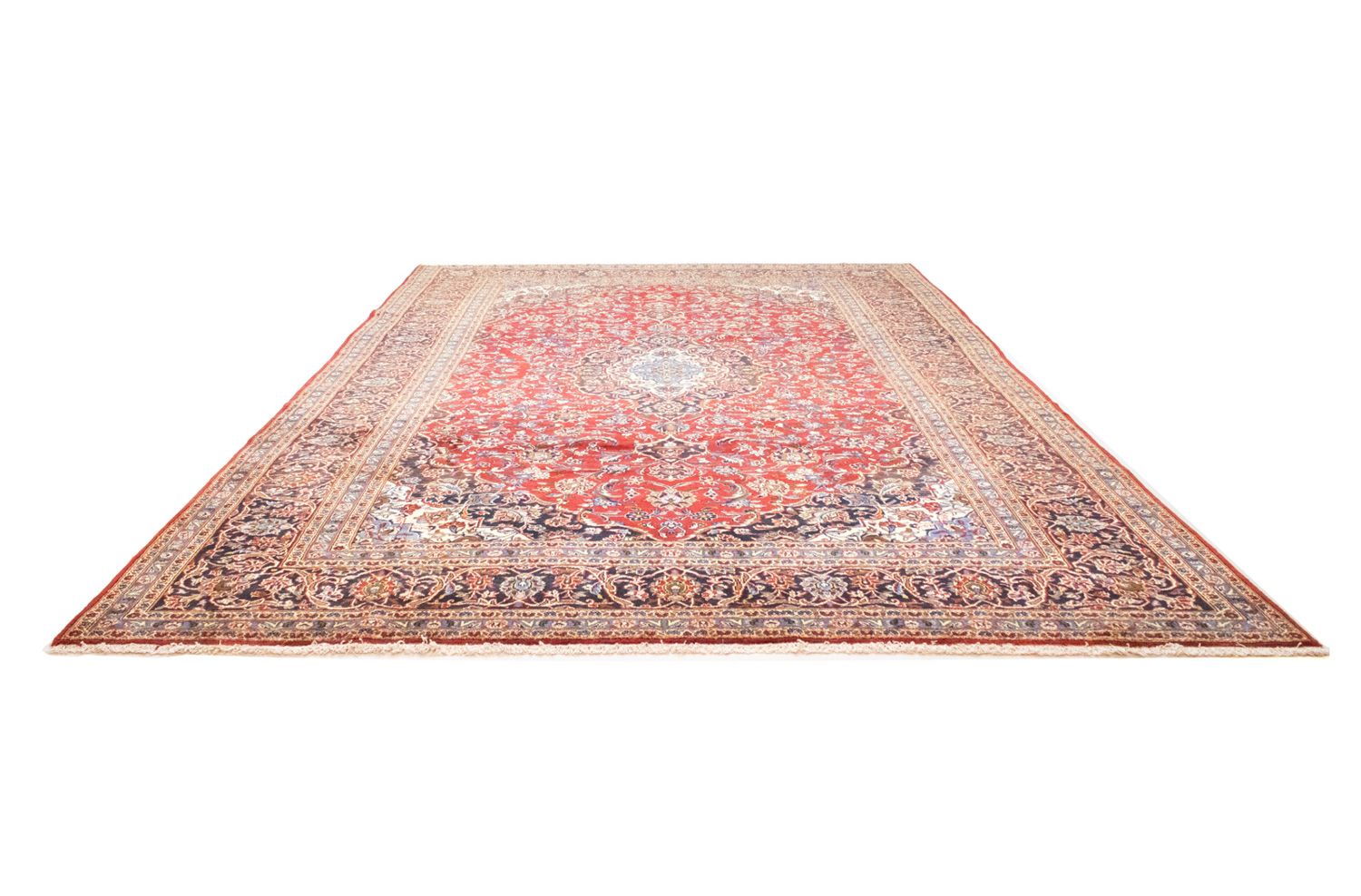 Tapis persan - Keshan - 420 x 291 cm - rouge