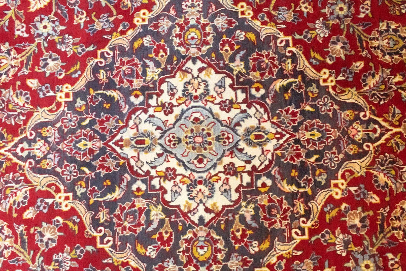 Tapis persan - Keshan - 412 x 300 cm - rouge