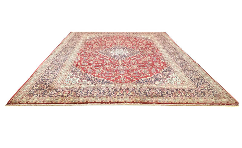 Tapis persan - Keshan - 412 x 300 cm - rouge