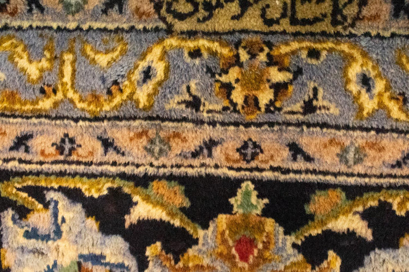 Tapis persan - Keshan - 410 x 311 cm - bleu