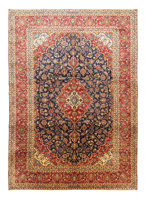 Tapis persan - Keshan - 405 x 294 cm - bleu