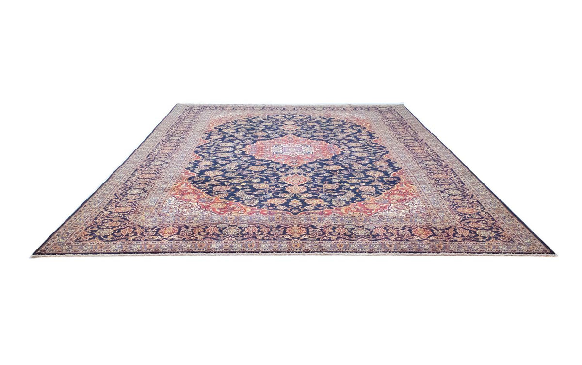 Tapis persan - Keshan - 396 x 287 cm - bleu
