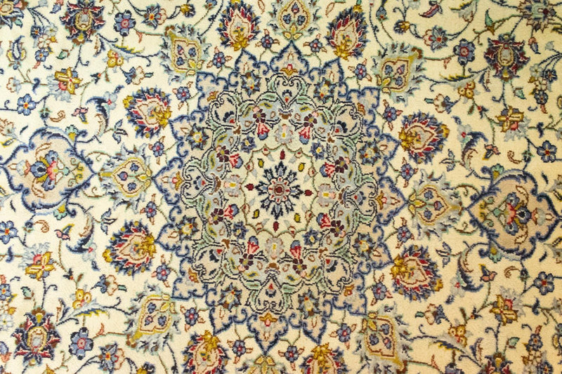 Tapis persan - Keshan - 333 x 245 cm - beige
