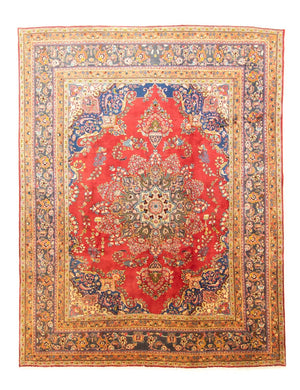 Tapis persan - Classique - 321 x 261 cm - orange
