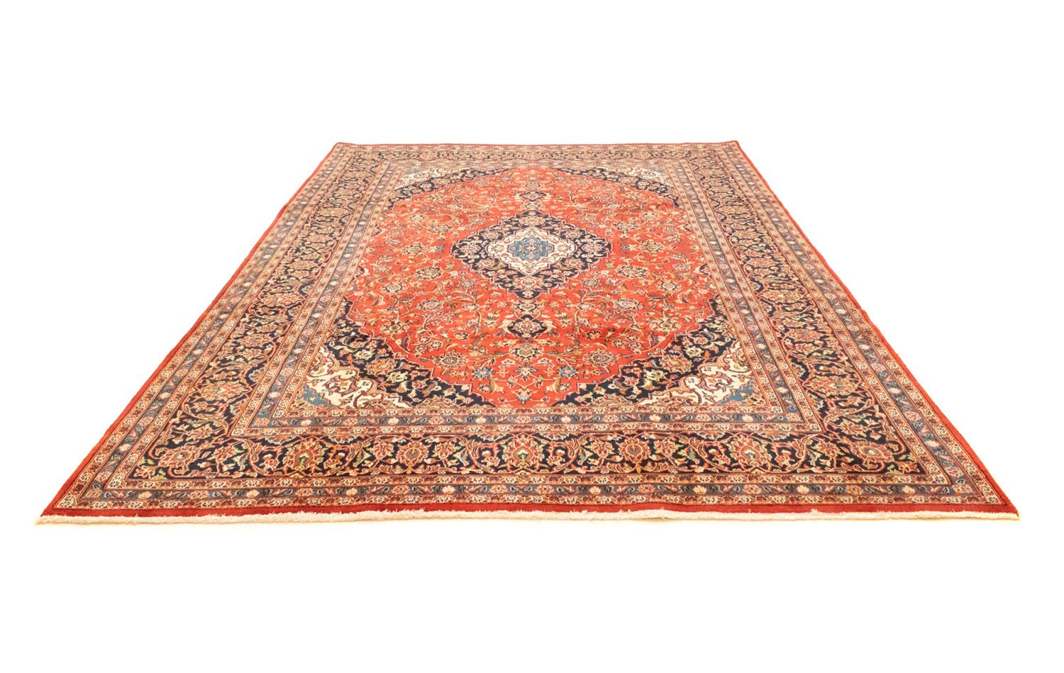 Tapis persan - Keshan - 337 x 246 cm - orange