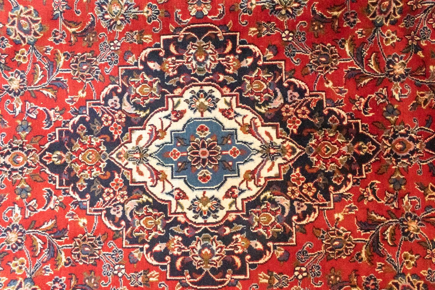 Tapis persan - Keshan - 333 x 240 cm - rouge