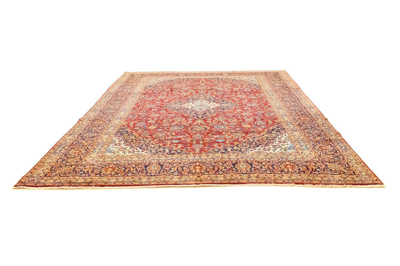 Tapis persan - Keshan - 401 x 294 cm - rouge