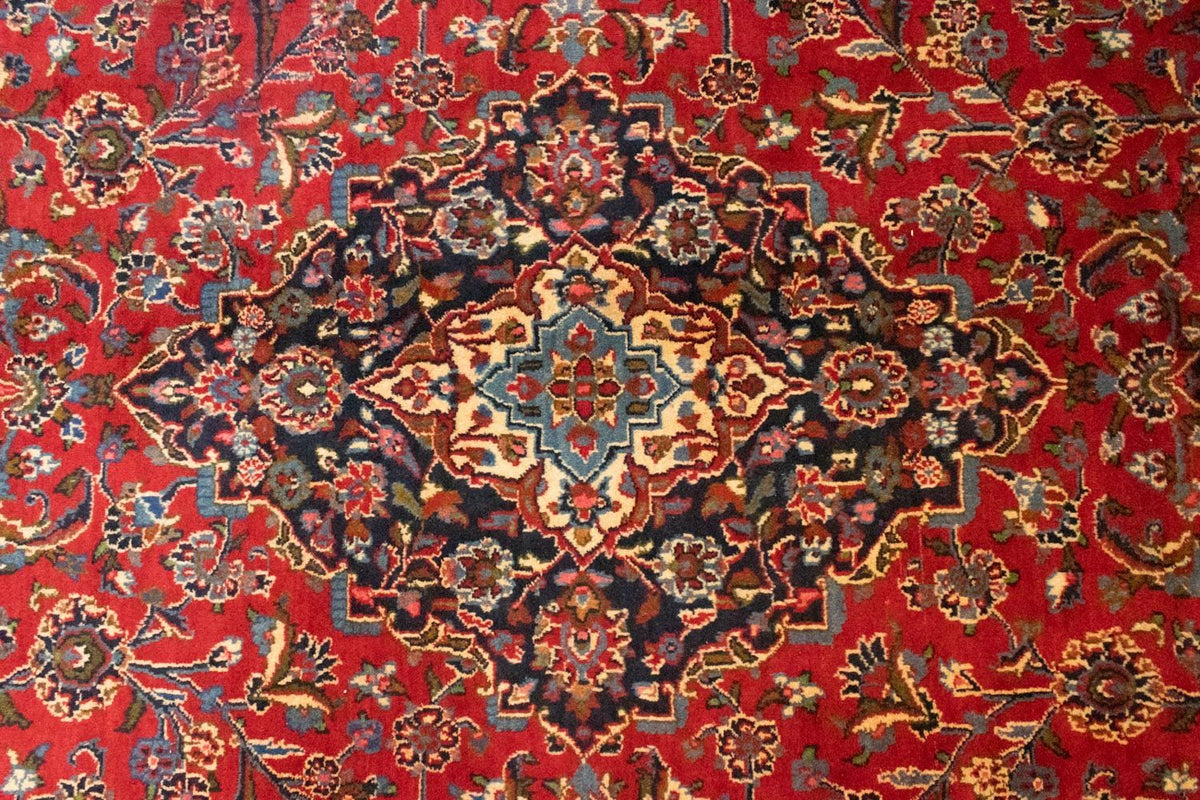 Tapis persan - Keshan - 375 x 292 cm - rouge