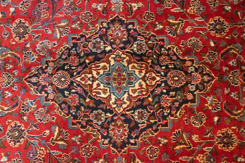 Tapis persan - Keshan - 375 x 292 cm - rouge