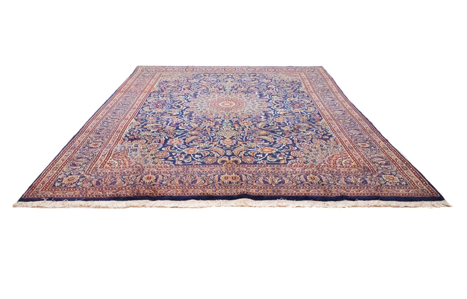 Tapis persan - Classique - 395 x 295 cm - bleu