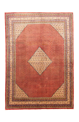 Tapis persan - Mir - 314 x 217 cm - rouge