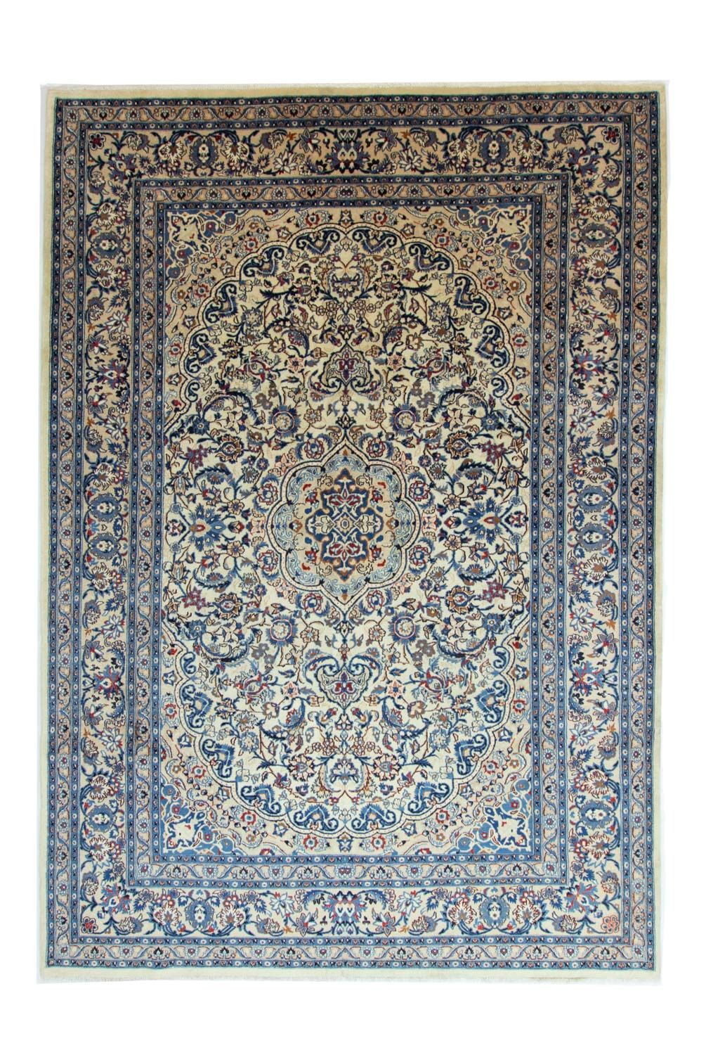 Tapis persan - Nain - Royal - 344 x 244 cm - beige