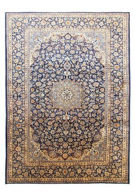 Tapis persan - Classique - 414 x 295 cm - bleu