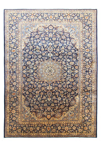 Tapis persan - Classique - 414 x 295 cm - bleu