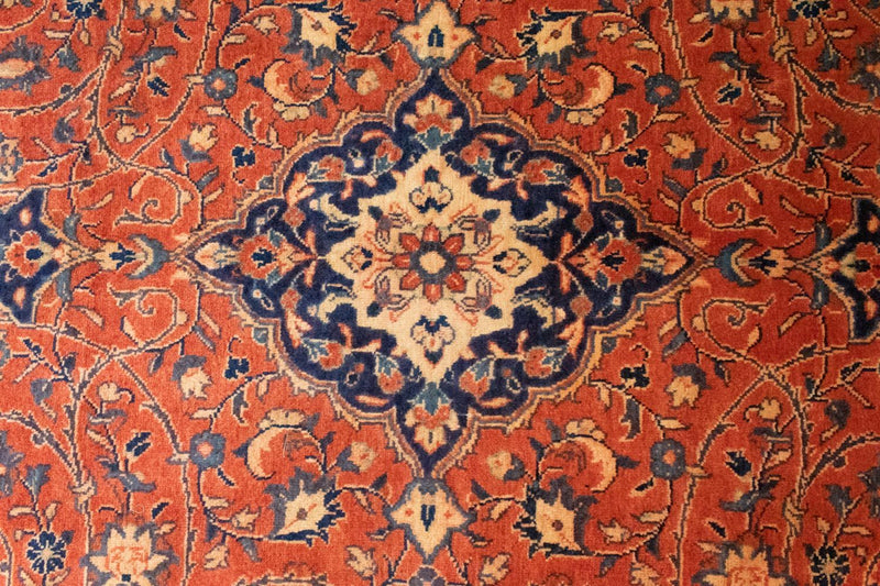 Tapis persan - Classique - 326 x 217 cm - orange