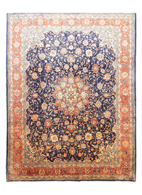 Tapis persan - Classique - 370 x 277 cm - bleu
