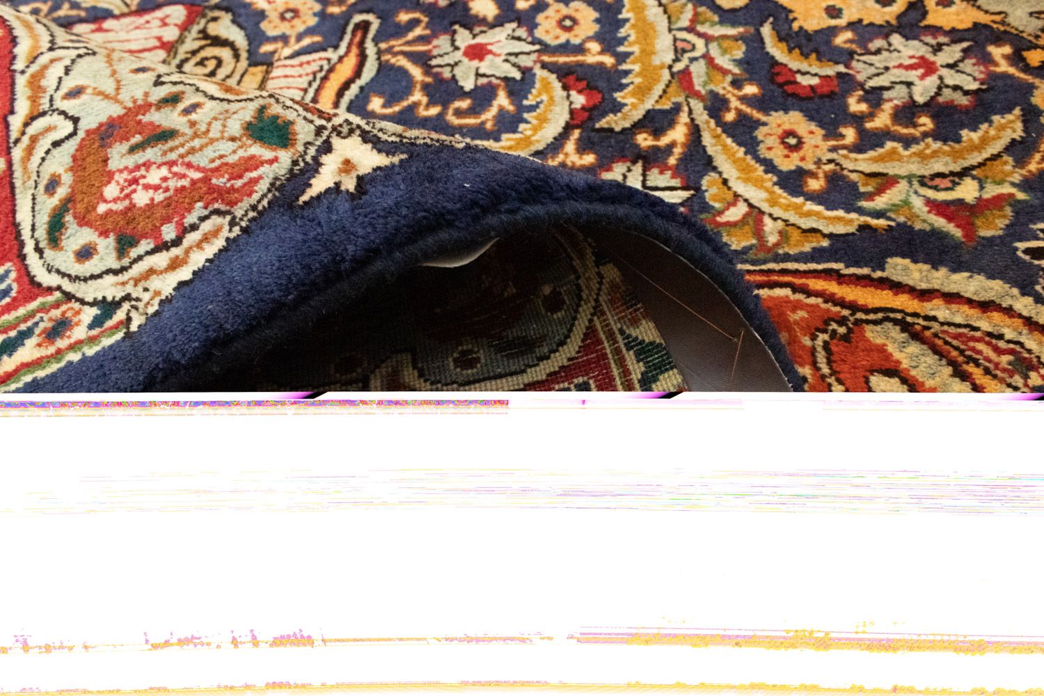 Tapis persan - Classique - 397 x 292 cm - bleu