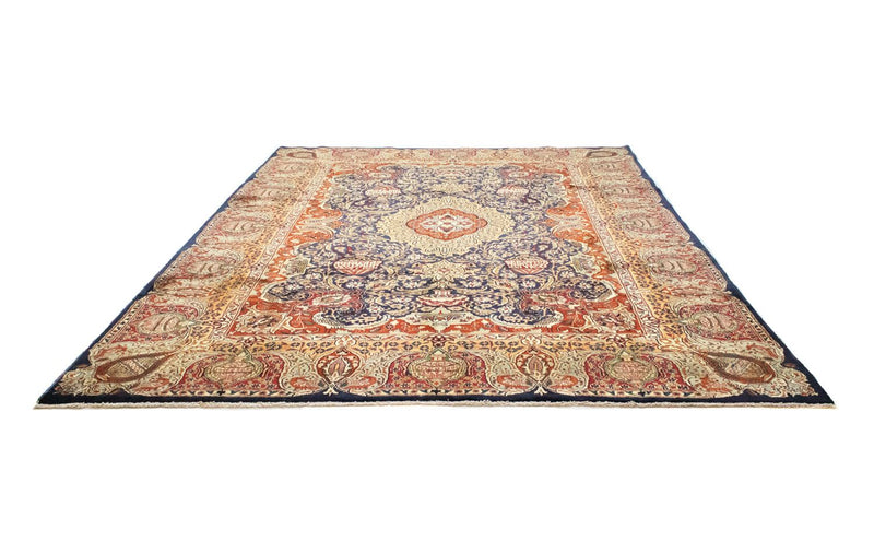 Tapis persan - Classique - 397 x 292 cm - bleu