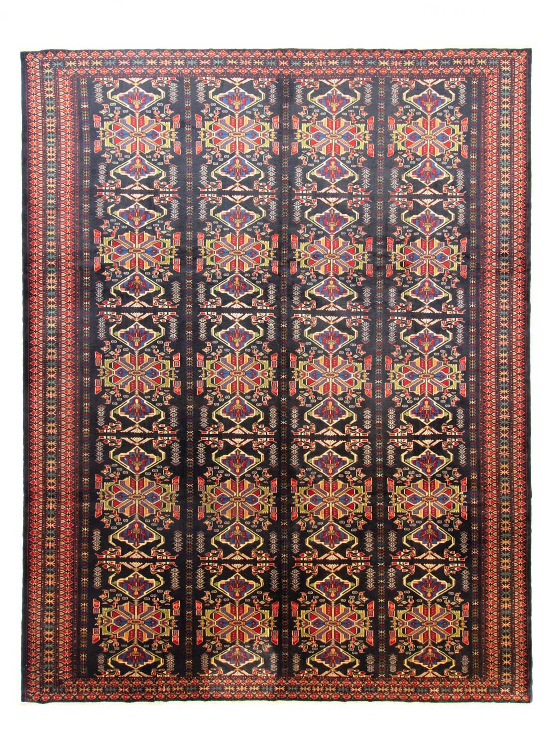 Tapis persan - Tabriz - 394 x 302 cm - bleu