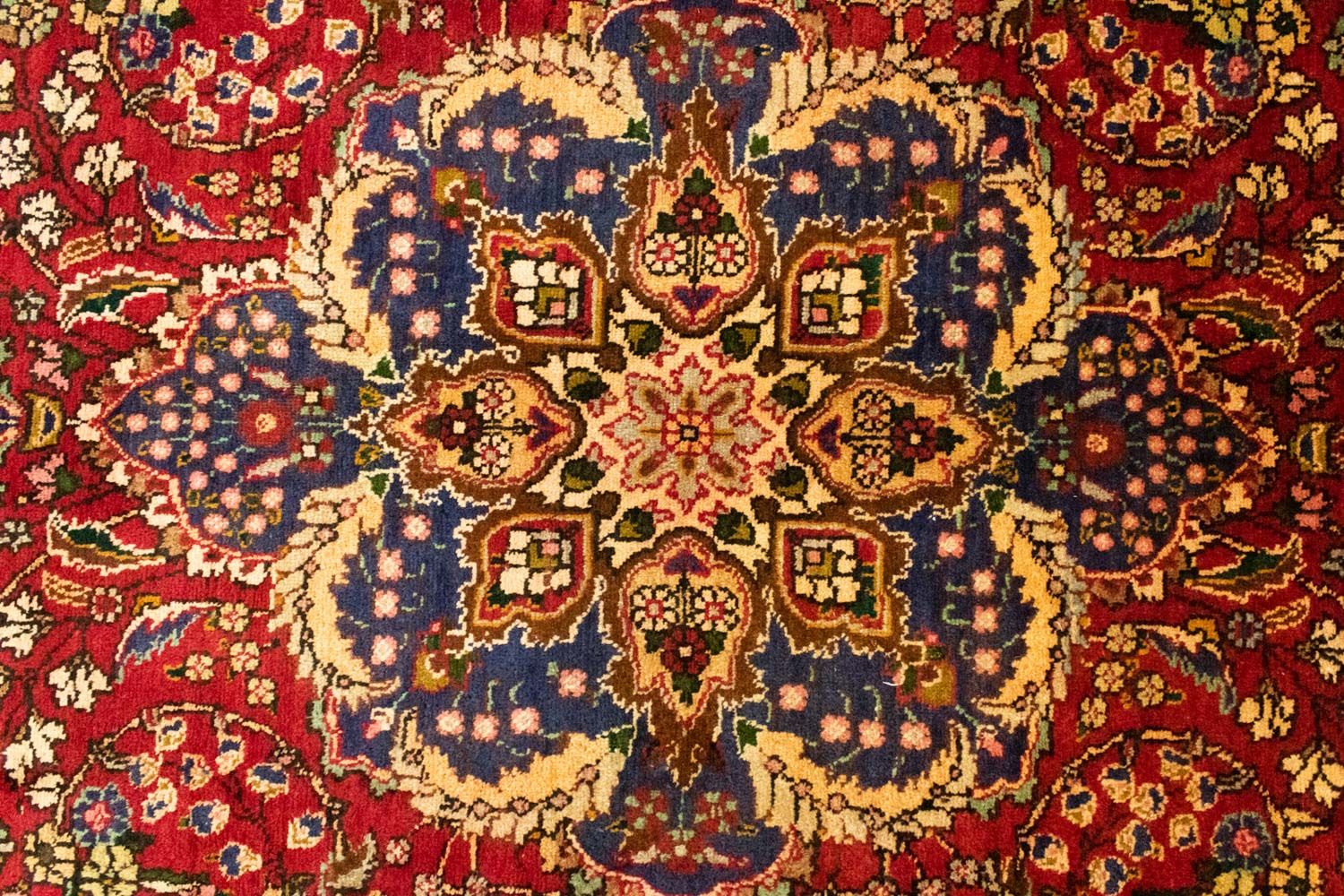 Tapis persan - Tabriz - 302 x 212 cm - rouge