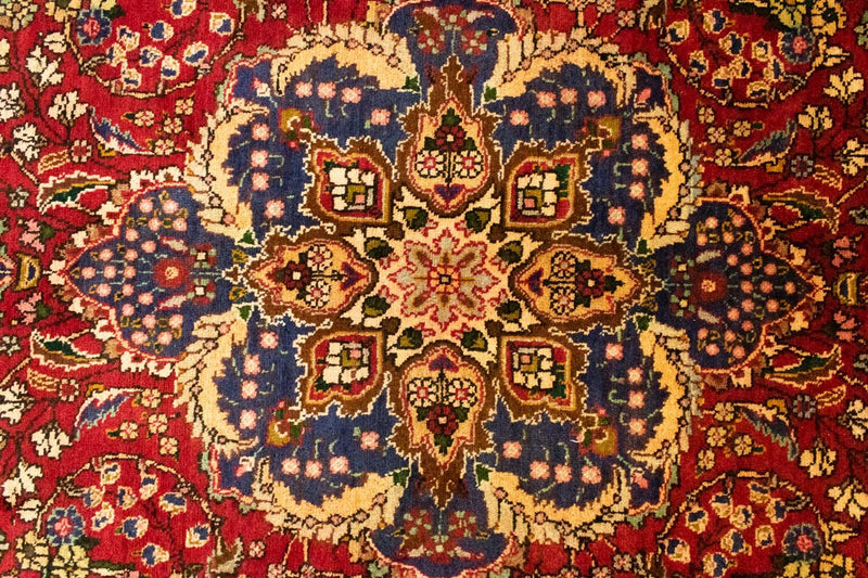 Tapis persan - Tabriz - 302 x 212 cm - rouge