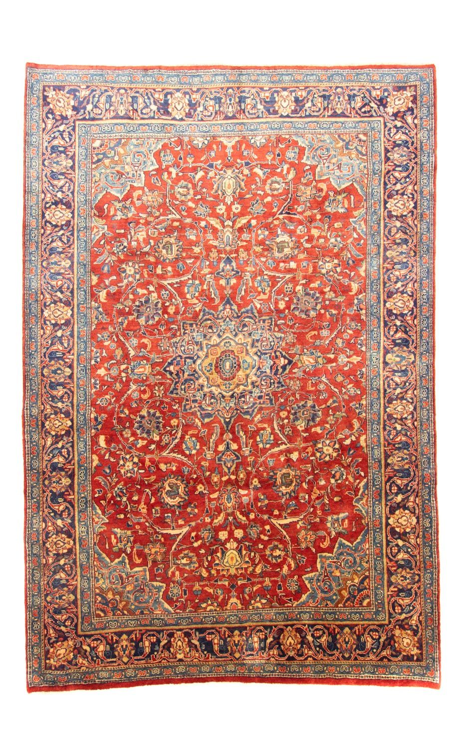 Tapis persan - Nomadic - 333 x 220 cm - rouge