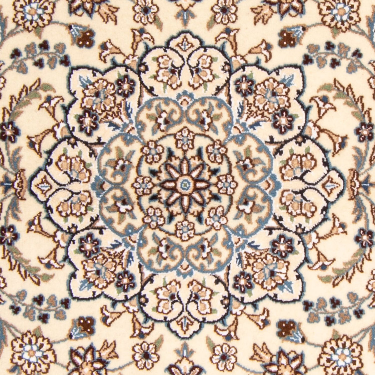 Tapis persan - Nain - Royal - 153 x 99 cm - beige