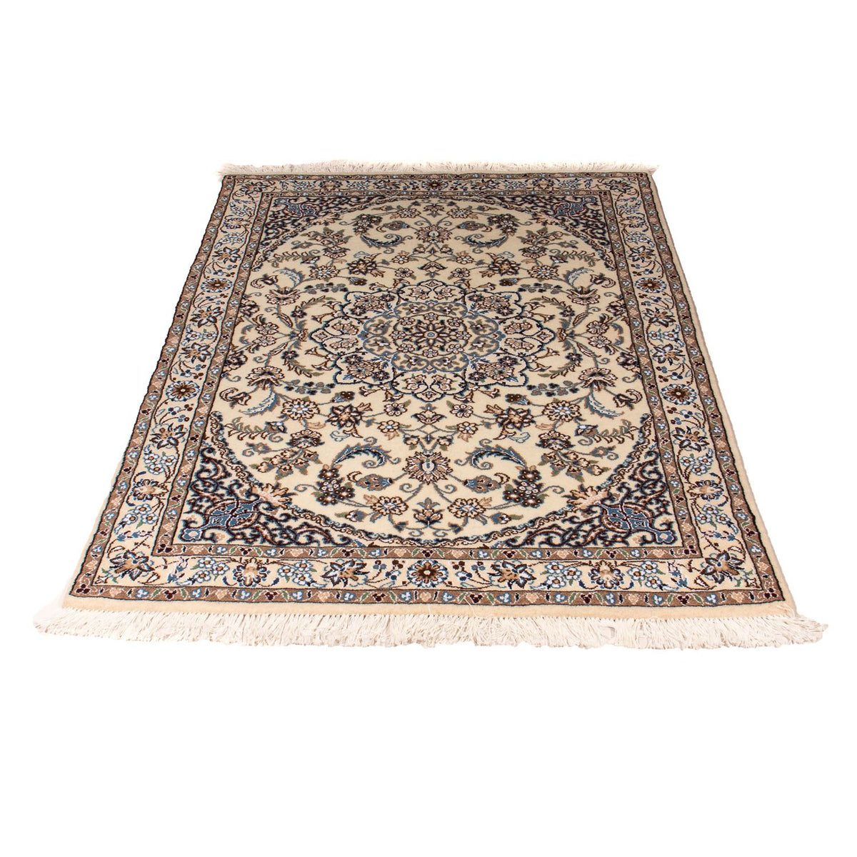 Tapis persan - Nain - Royal - 153 x 99 cm - beige