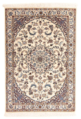 Tapis persan - Nain - Royal - 148 x 96 cm - beige