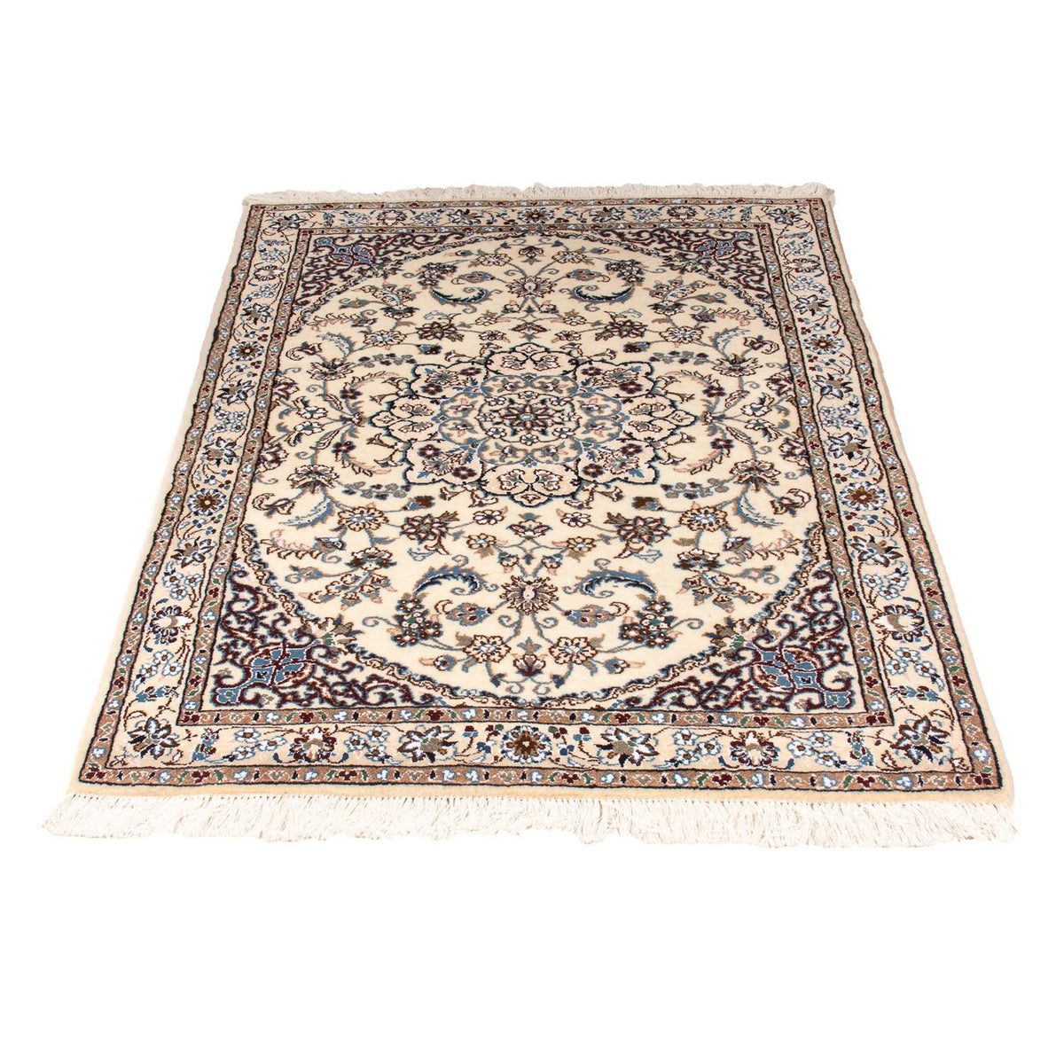Tapis persan - Nain - Royal - 148 x 96 cm - beige