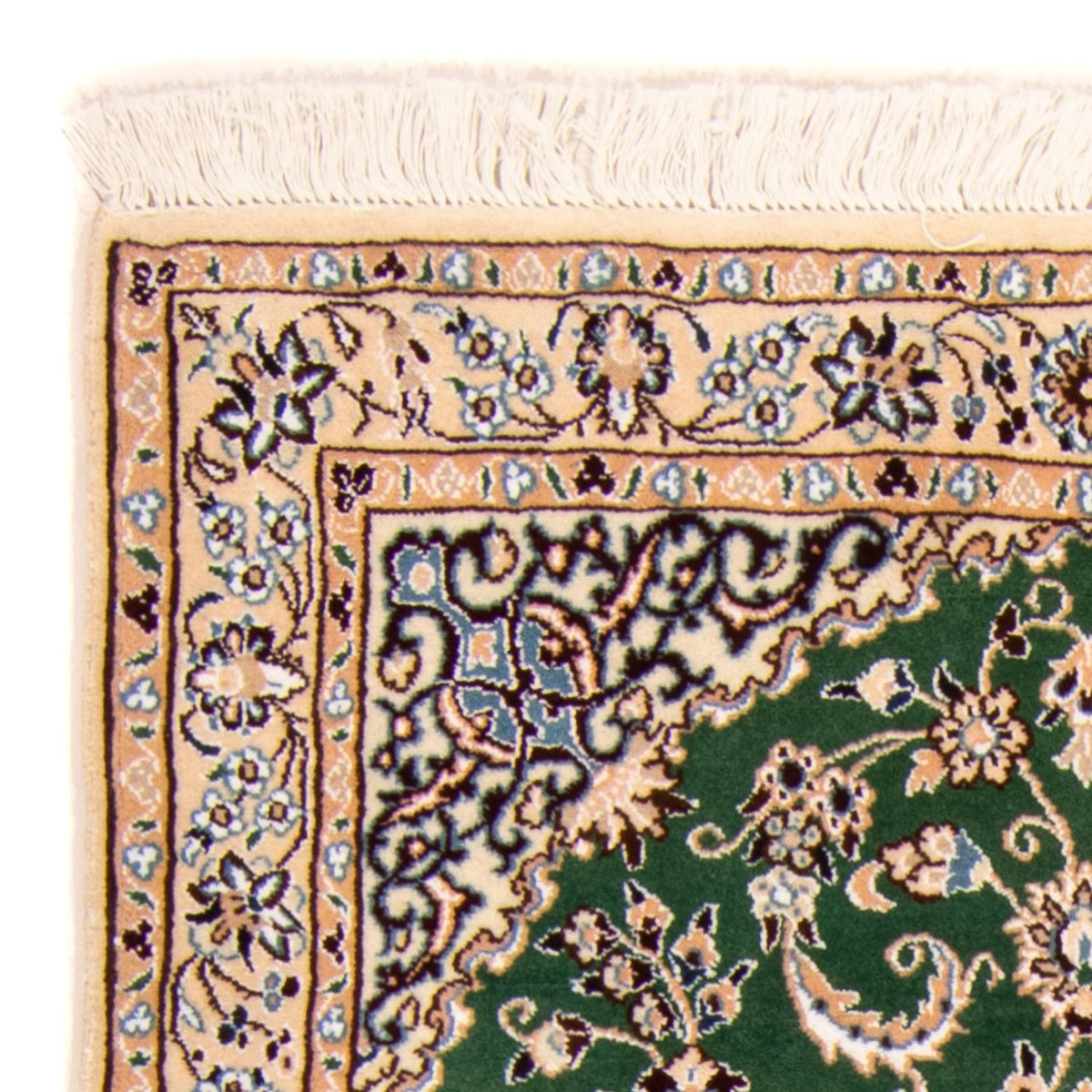 Tapis persan - Nain - Royal - 147 x 98 cm - vert