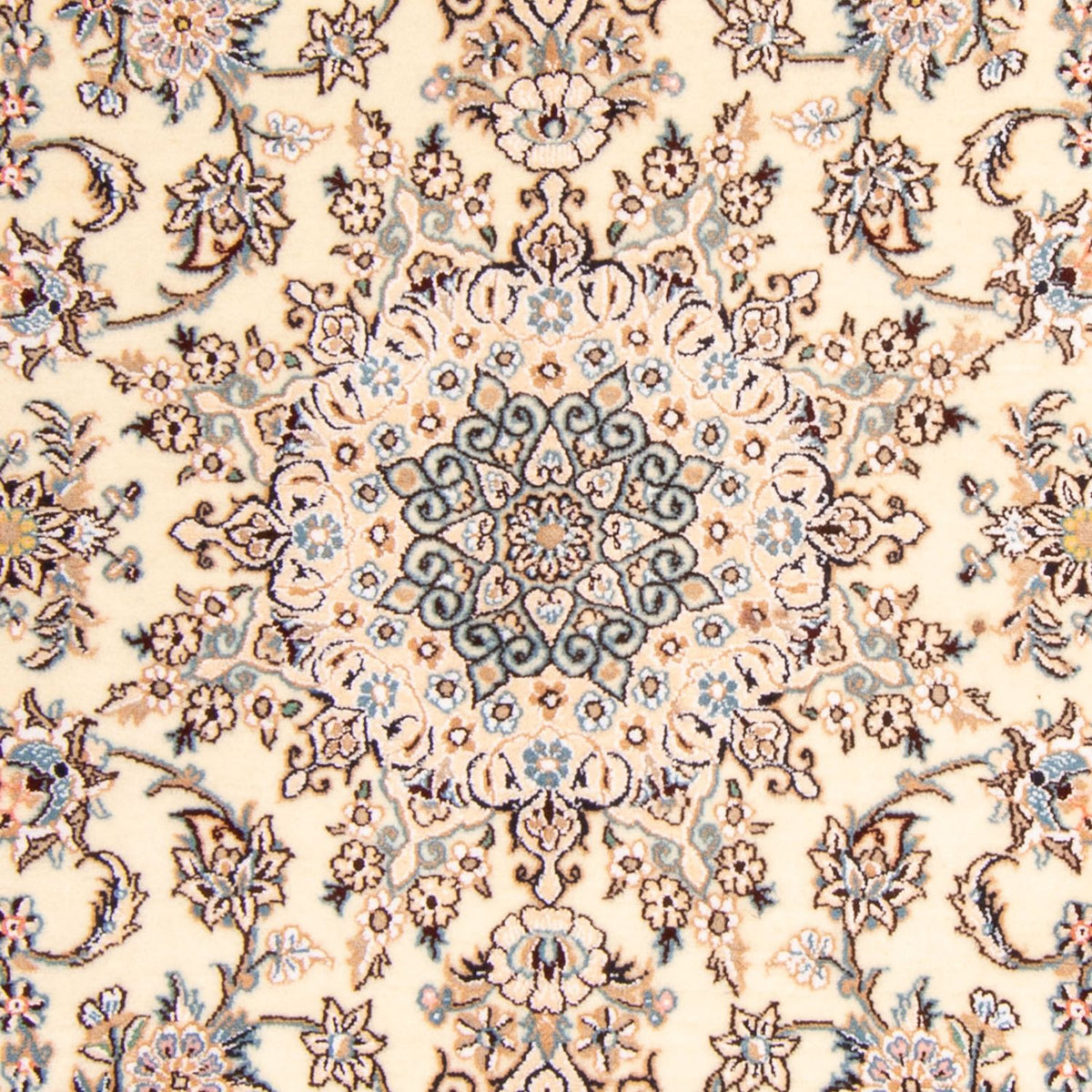 Tapis persan - Nain - Royal - 207 x 128 cm - beige