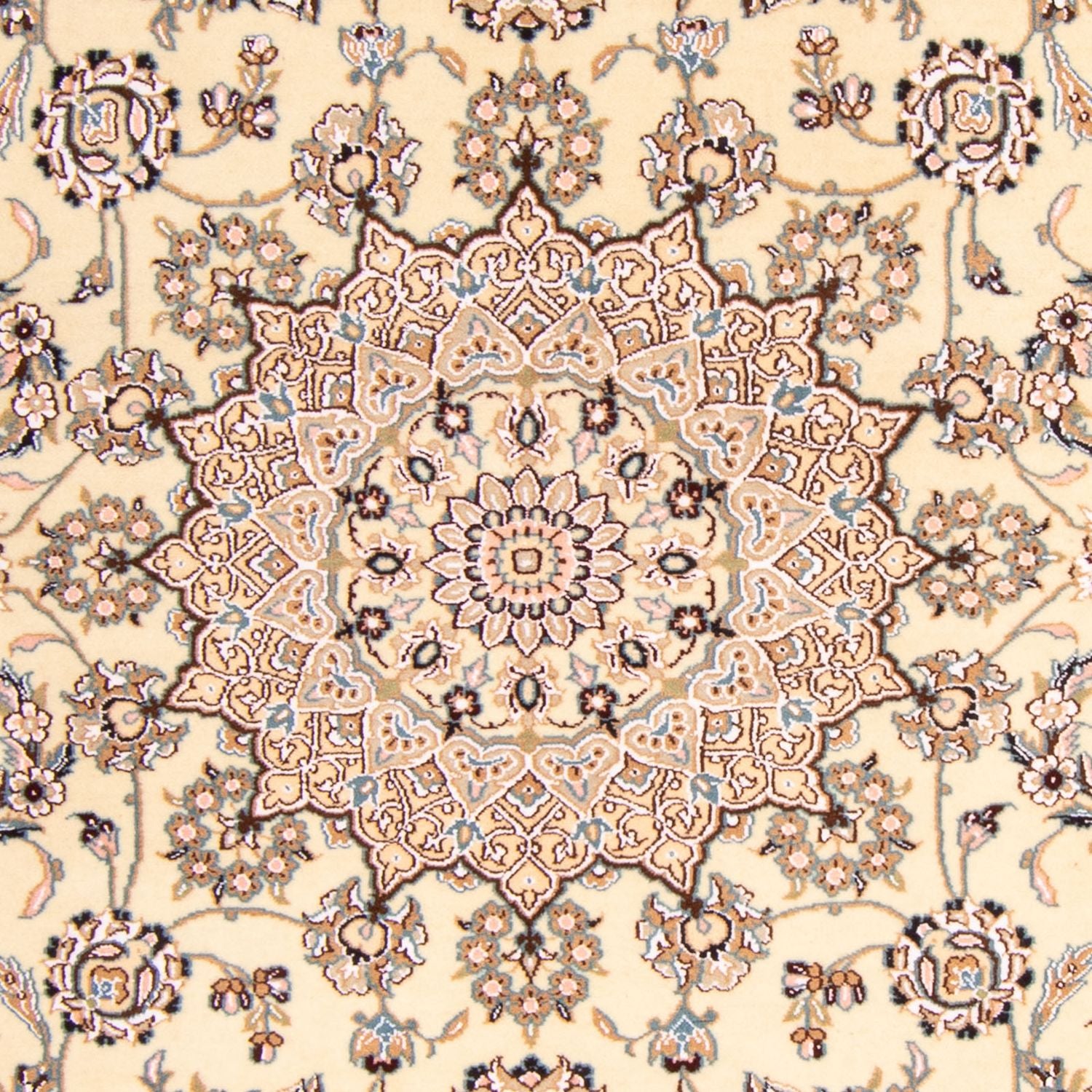 Tapis persan - Nain - Royal - 227 x 135 cm - beige