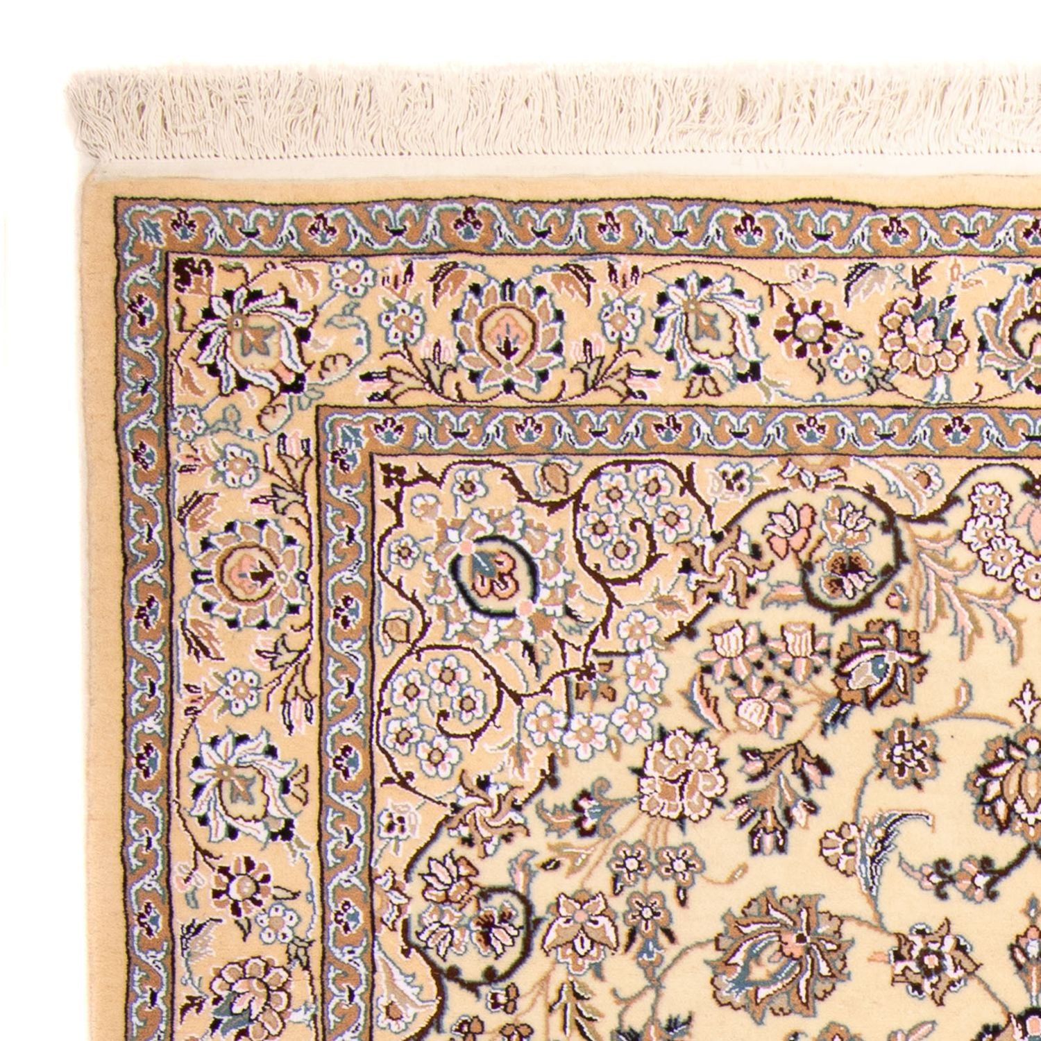 Tapis persan - Nain - Royal - 227 x 135 cm - beige